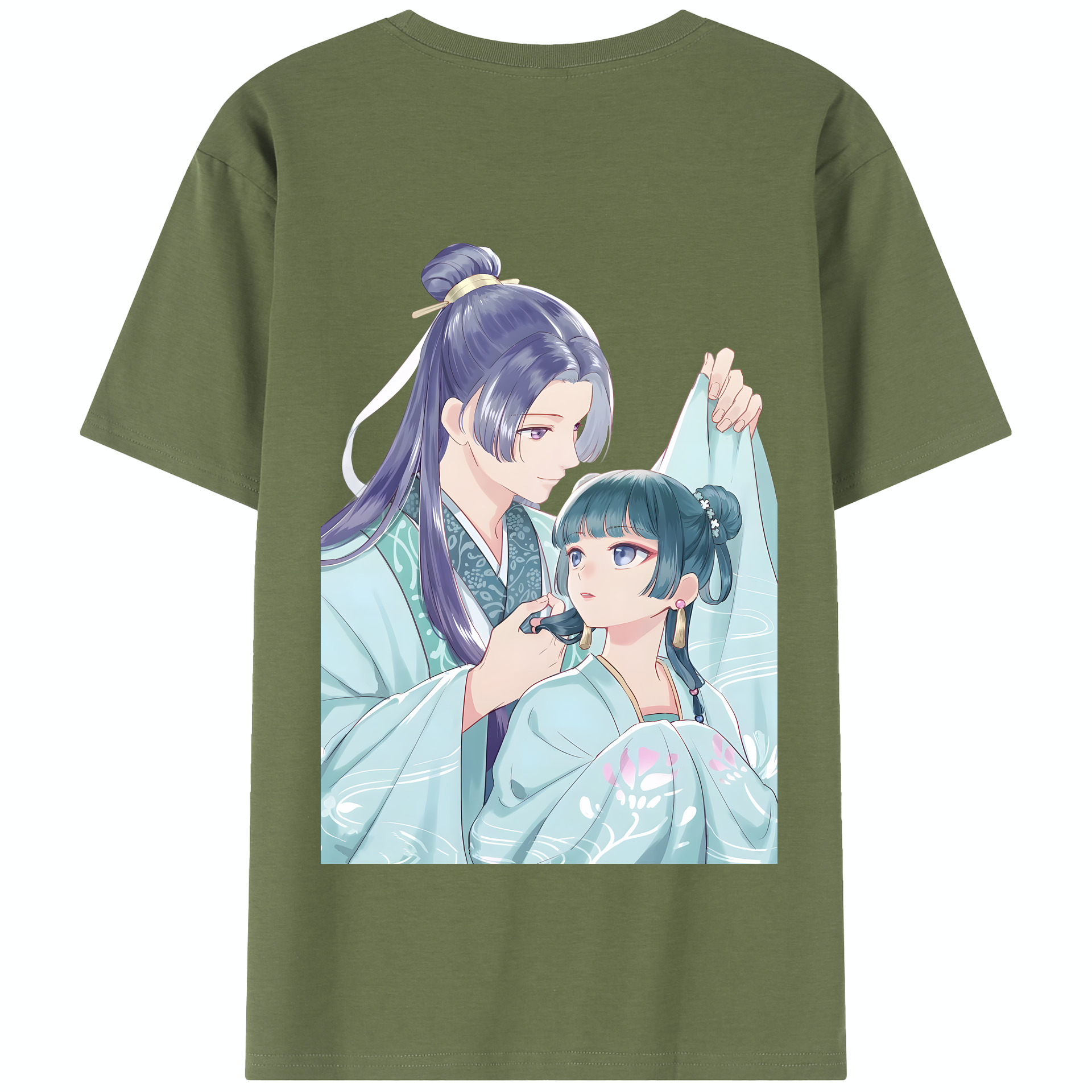 （画像用） 薬屋のひとりごと The Apothecary Diaries 綿100％半袖Tシャツ（背面プリント）